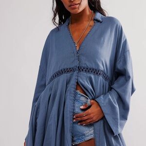 NWOT Free People Hazy Baby Mini Dress